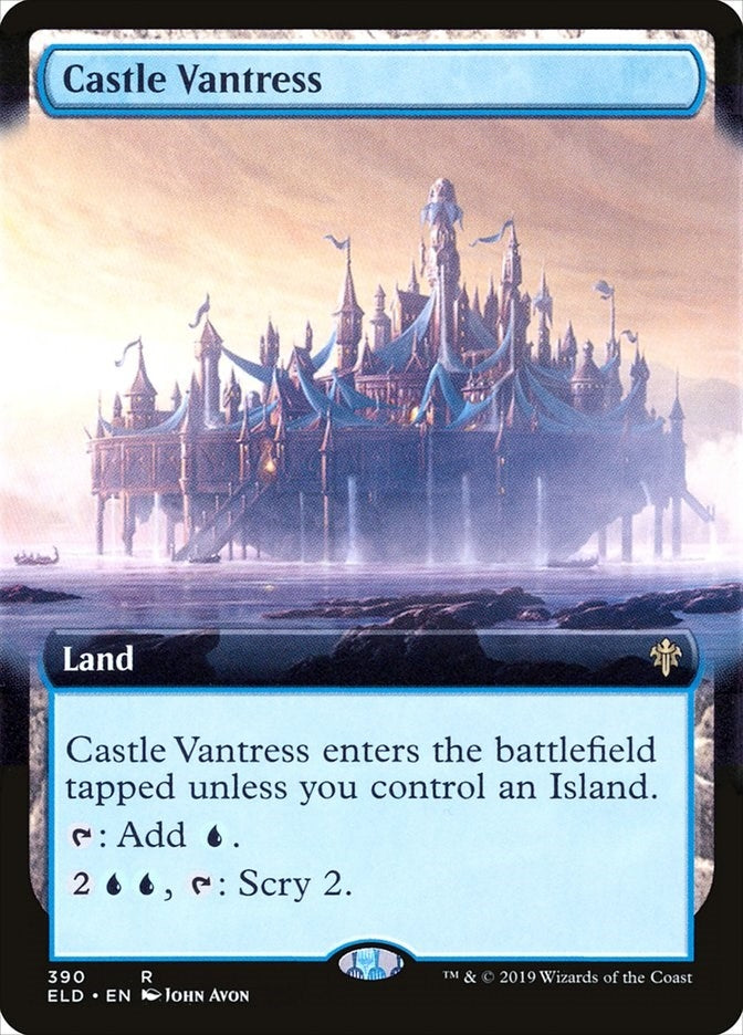 Castle Vantress (Extended Art) (390) (Throne of Eldraine)