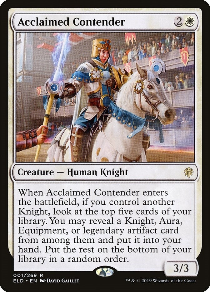 Acclaimed Contender (1) (Throne of Eldraine)