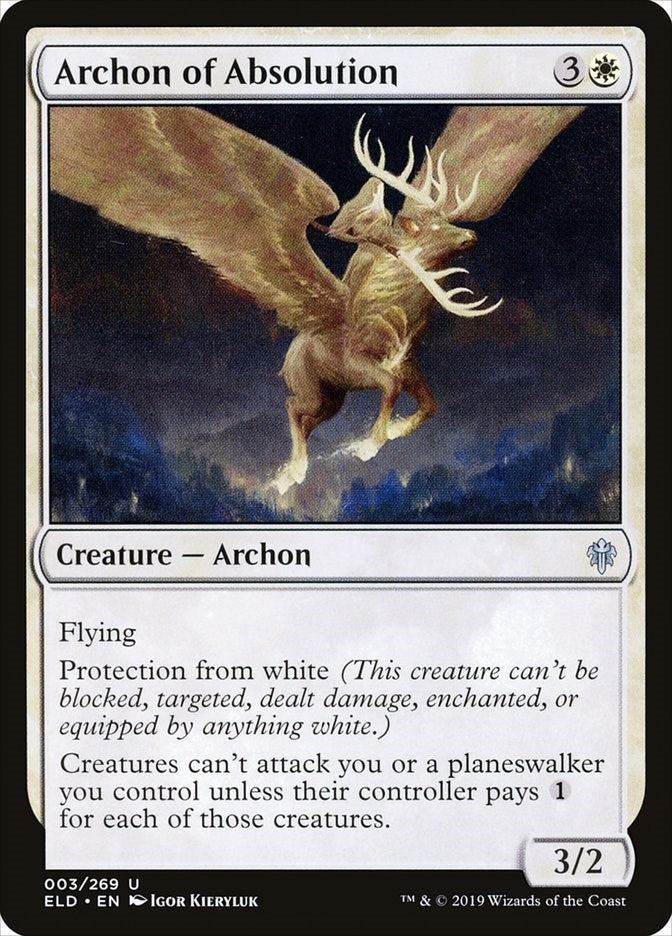 Archon of Absolution (3) (Throne of Eldraine)