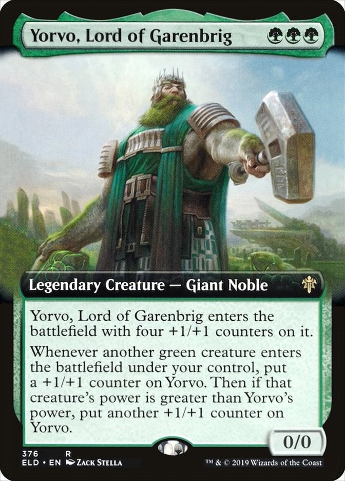 Image for Yorvo, Lord of Garenbrig (Extended Art) (376) - Magic: The Gathering