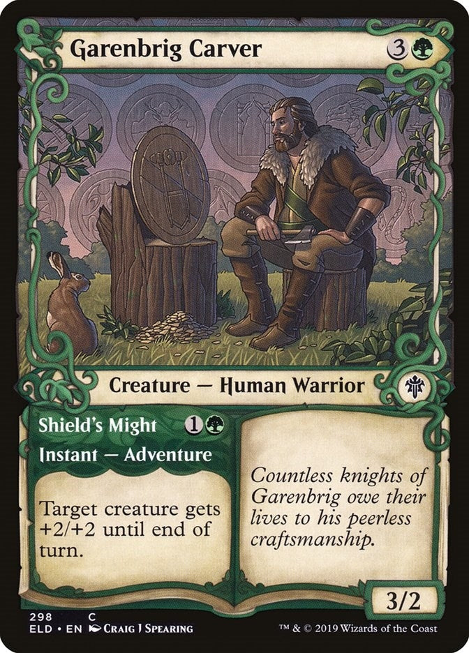 Garenbrig Carver (Showcase) (298) (Throne of Eldraine)