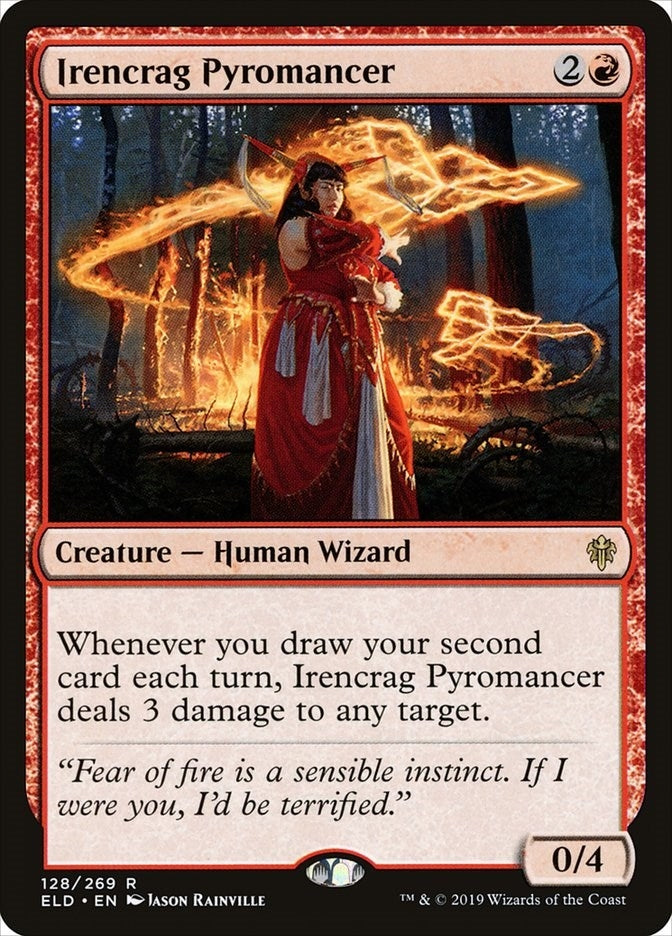 Irencrag Pyromancer (128) (Throne of Eldraine)