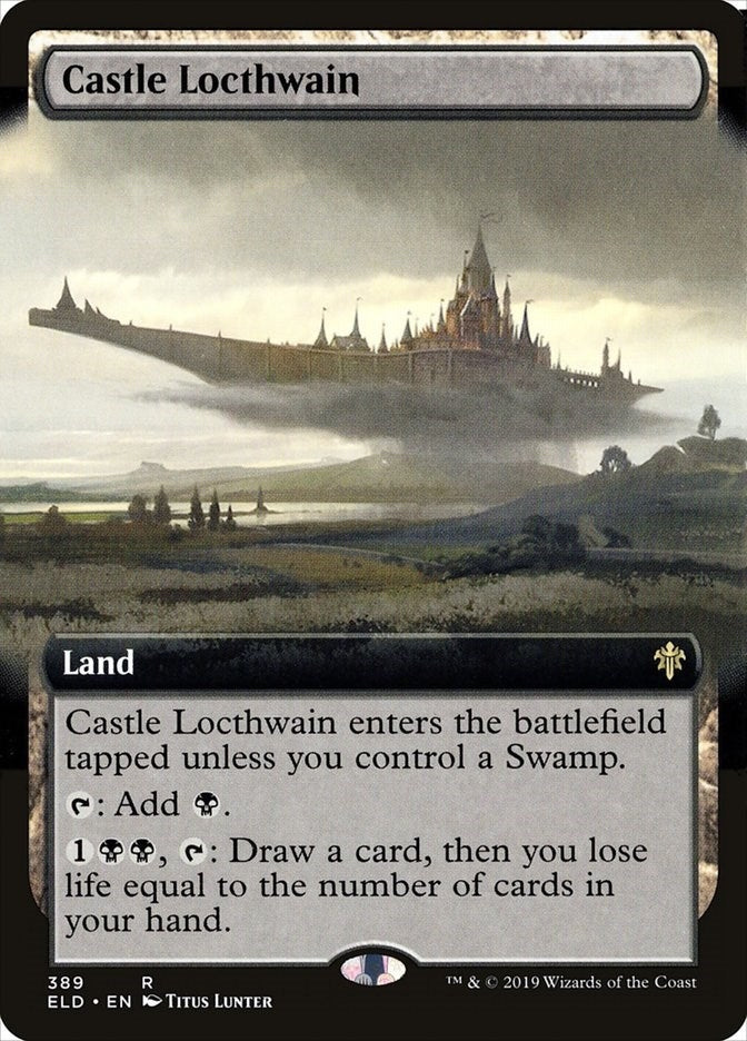 Castle Locthwain (Extended Art) (389) (Throne of Eldraine)