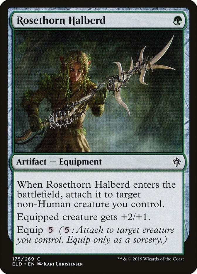Rosethorn Halberd (175) (Throne of Eldraine)