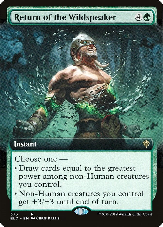 Return of the Wildspeaker (Extended Art) (373) (Throne of Eldraine)