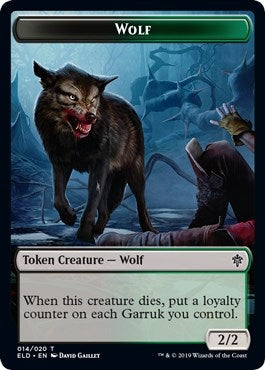 Image for Wolf Token (14) - Magic: The Gathering