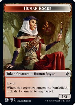 Human Rogue Token (12) (Throne of Eldraine)