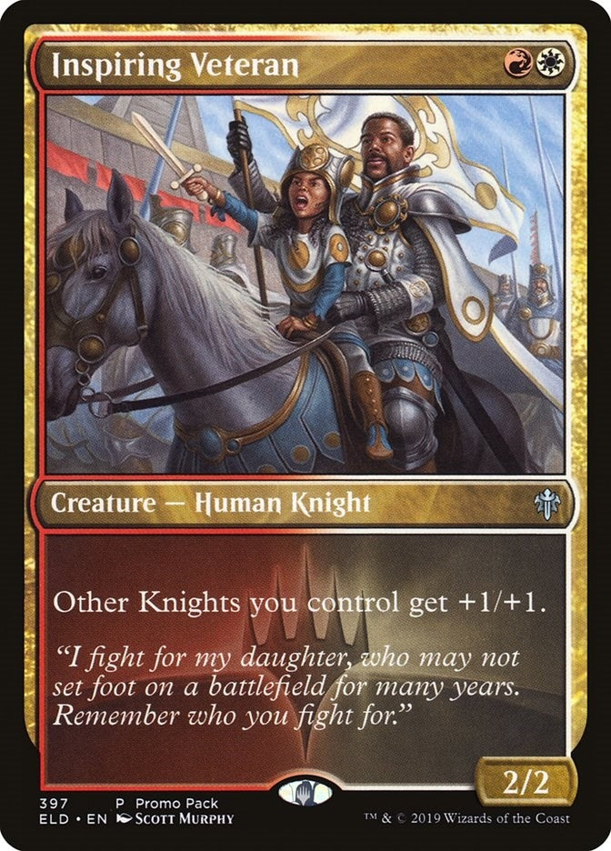 Inspiring Veteran (397) (Promo Pack: Throne of Eldraine)