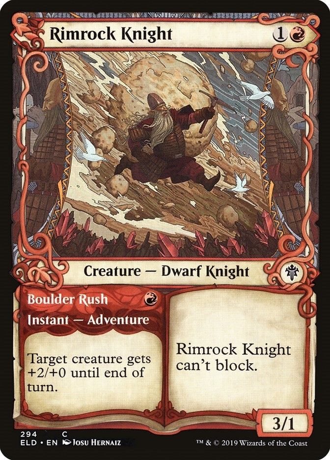 Rimrock Knight (Showcase) (294) (Throne of Eldraine)