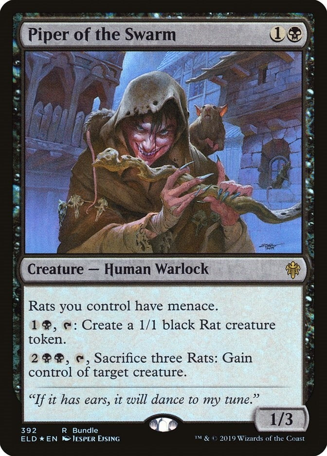 Piper of the Swarm (ELD Bundle) (392) (Unique and Miscellaneous Promos)