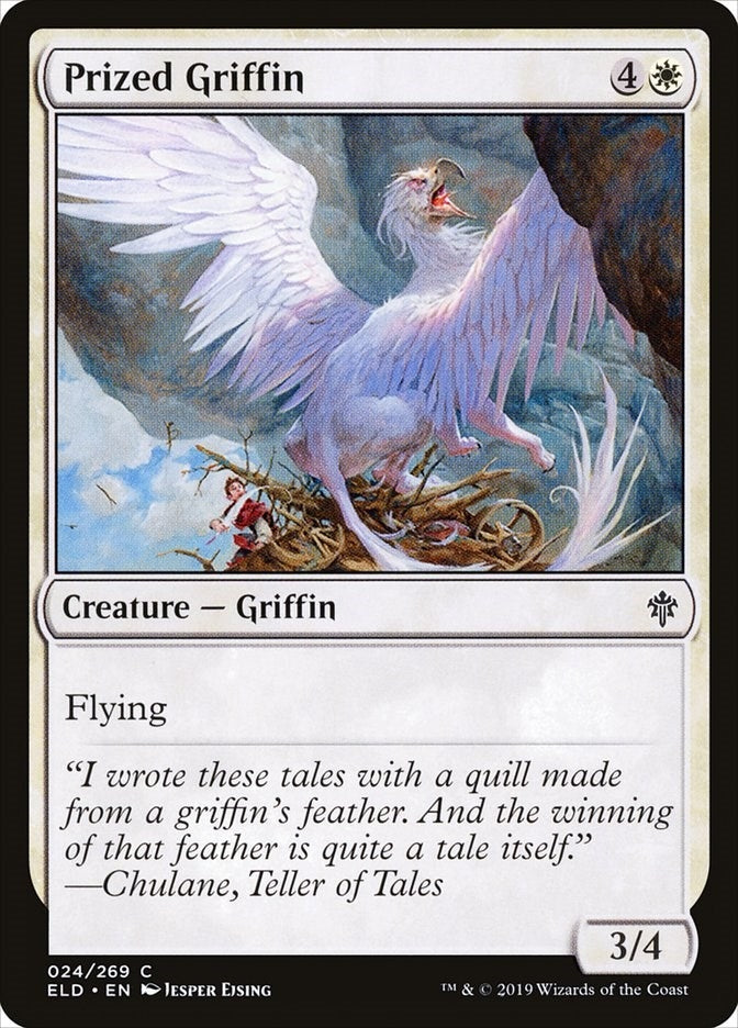 Prized Griffin (24) (Throne of Eldraine)