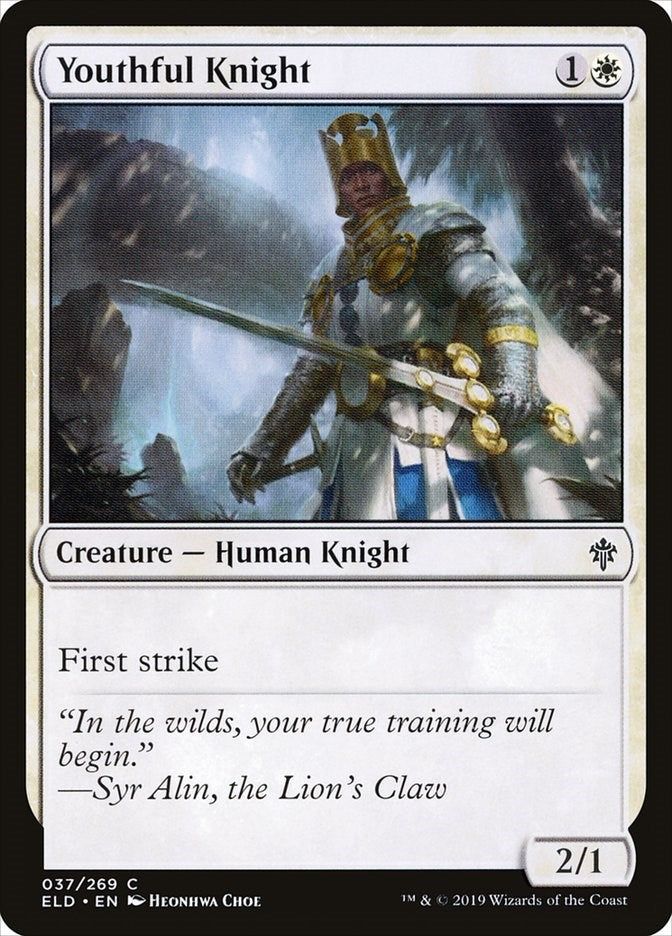 Youthful Knight (37) (Throne of Eldraine)