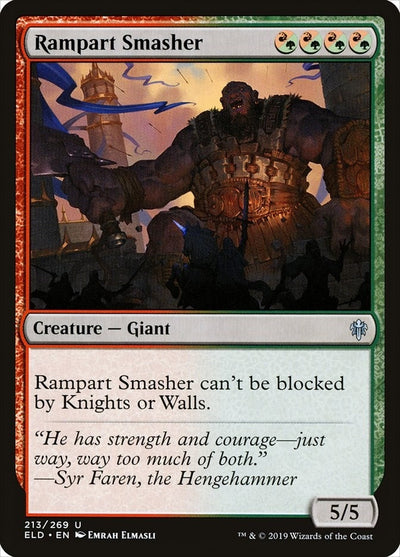Rampart Smasher (213) (Throne of Eldraine)