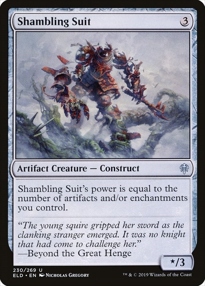 Shambling Suit (230) (Throne of Eldraine)