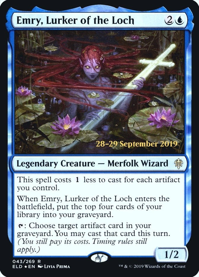Emry, Lurker of the Loch (43) (Prerelease Cards)
