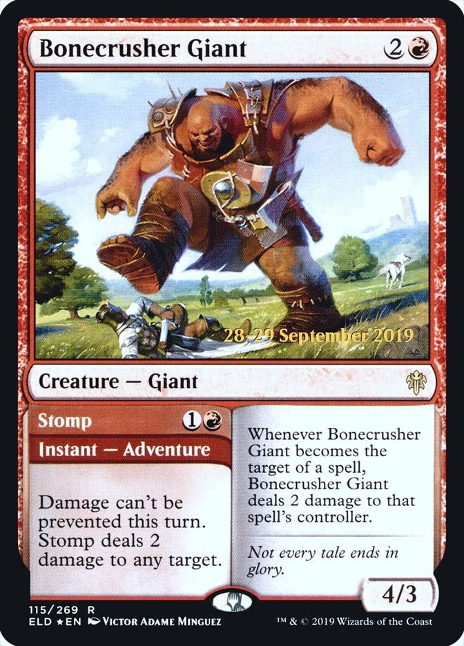 Bonecrusher Giant (115) (Prerelease Cards)