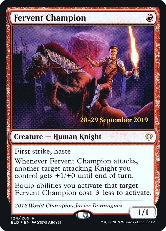 Fervent Champion (124) (Prerelease Cards)