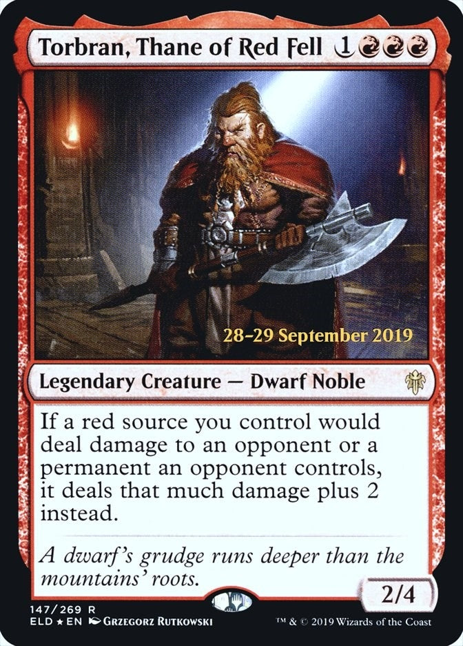 Torbran, Thane of Red Fell (147) (Prerelease Cards)