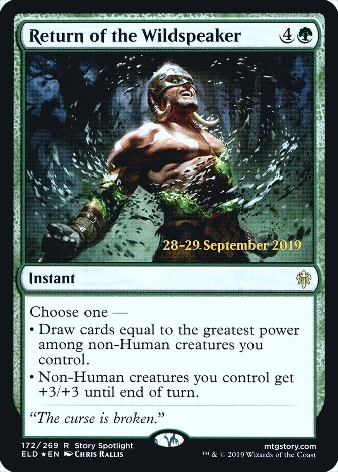 Return of the Wildspeaker (172) (Prerelease Cards)