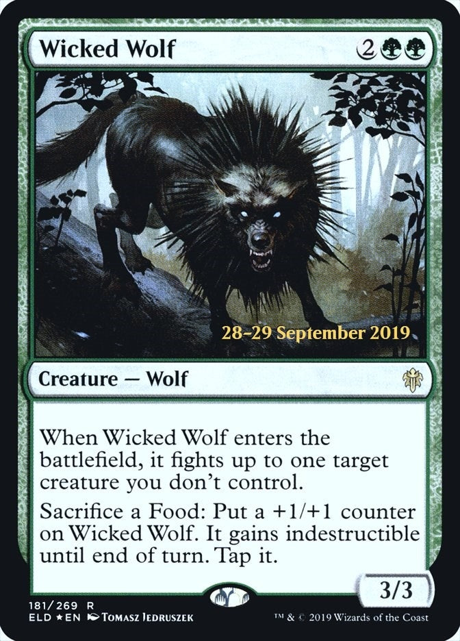 Wicked Wolf (181) (Prerelease Cards)