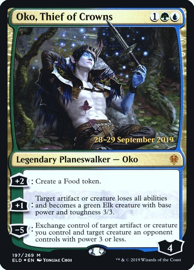 Oko, Thief of Crowns (197) (Prerelease Cards)