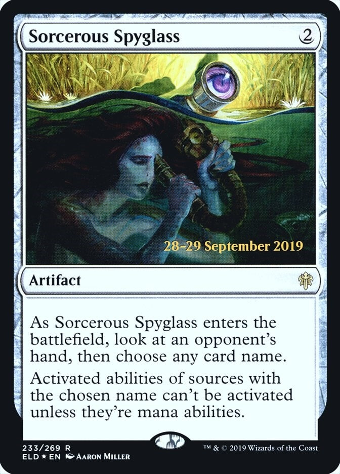 Sorcerous Spyglass (ELD) (233) (Prerelease Cards)