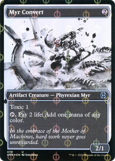 Myr Convert (ONE-479) - Phyrexia: All Will Be One: (Showcase) Foil