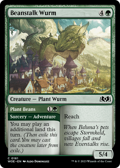 Beanstalk Wurm (161) (Wilds of Eldraine)
