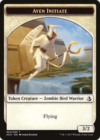 Aven Initiate Token (3) (Amonkhet)