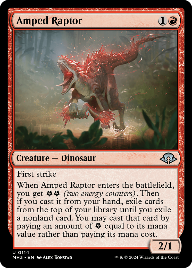 Amped Raptor (114) (Modern Horizons 3)