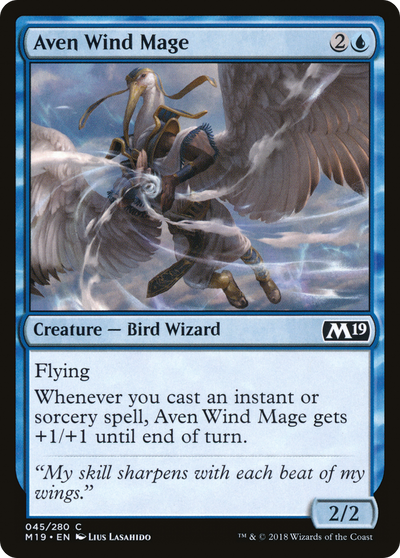Aven Wind Mage (45) (Core Set 2019)