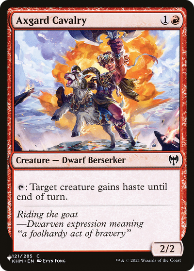 Axgard Cavalry (121/285) (The List Reprints)