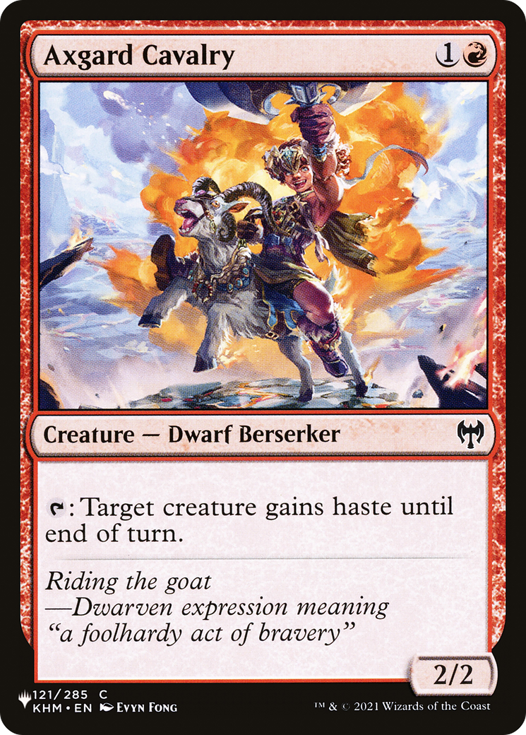 Axgard Cavalry (121/285) (The List Reprints)