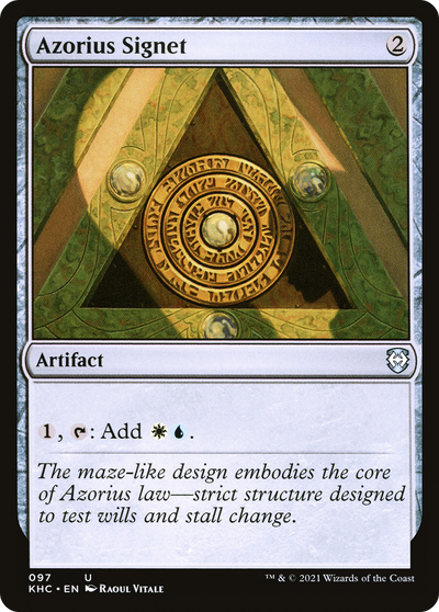 Azorius Signet (97) (Commander: Kaldheim)