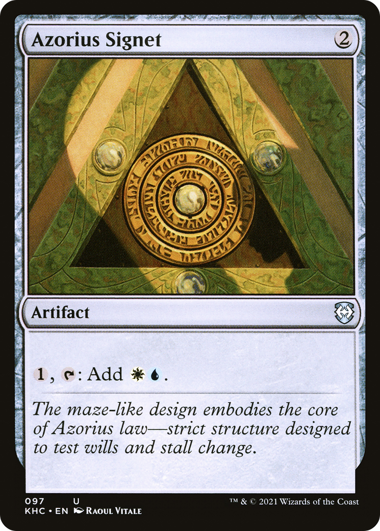 Azorius Signet (97) (Commander: Kaldheim)