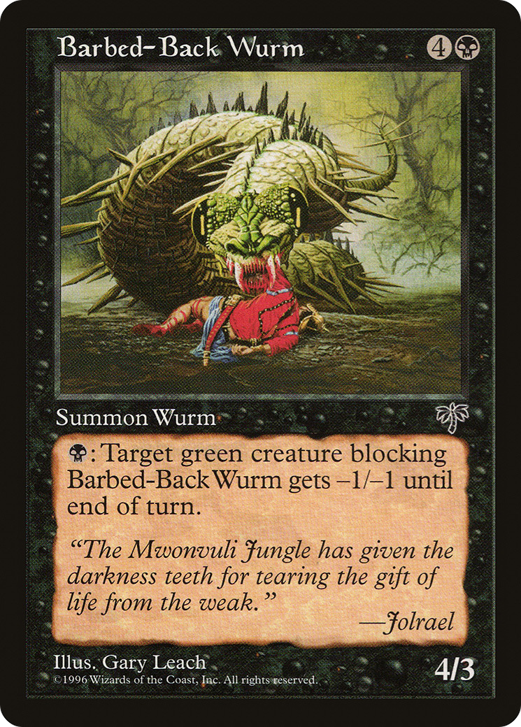 Barbed-Back Wurm (Mirage)