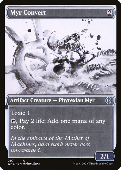 Myr Convert (ONE-297) - Phyrexia: All Will Be One: (Showcase) Foil