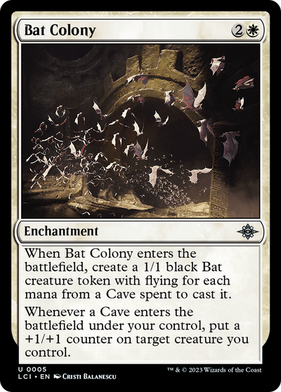 Bat Colony (5) (The Lost Caverns of Ixalan)