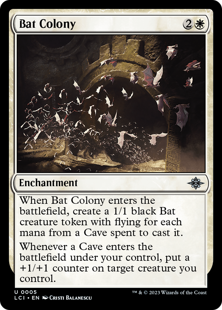 Bat Colony (5) (The Lost Caverns of Ixalan)