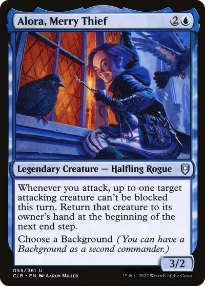 Alora, Merry Thief (55) (Commander Legends: Battle for Baldur's Gate)
