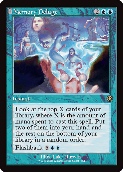 Memory Deluge (Retro Frame) (INR-361) - Innistrad Remastered: (tombstone)