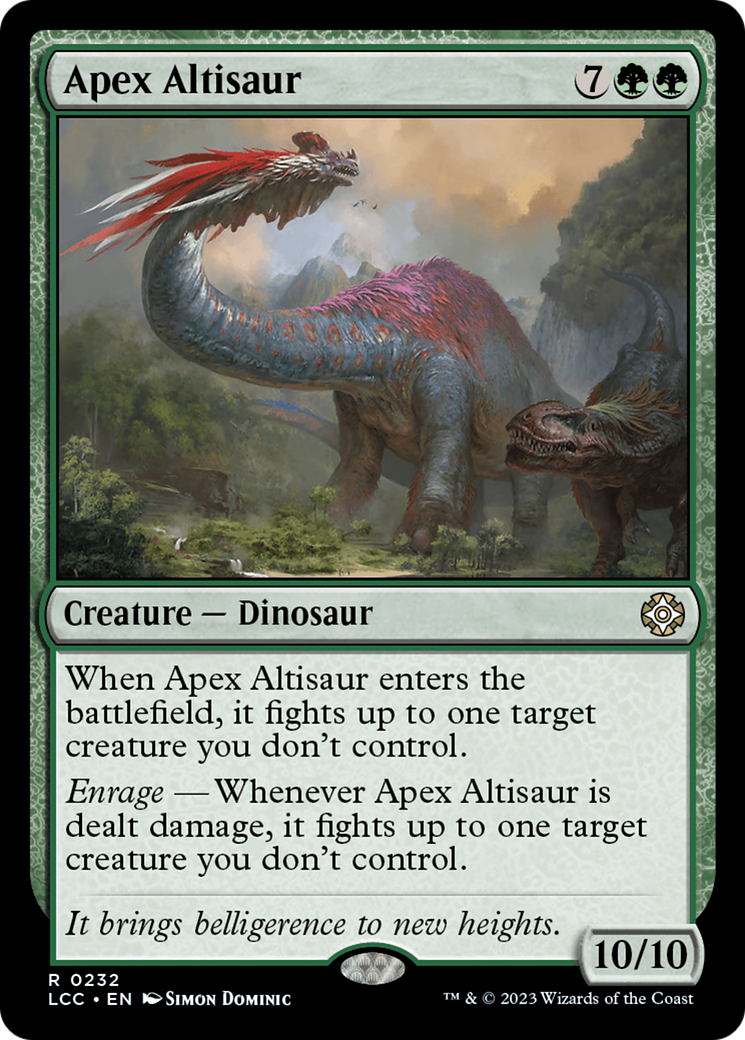 Apex Altisaur (232) (Commander: The Lost Caverns of Ixalan)
