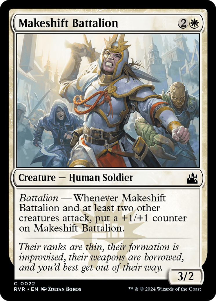 Makeshift Battalion (RVR-022) - Ravnica Remastered