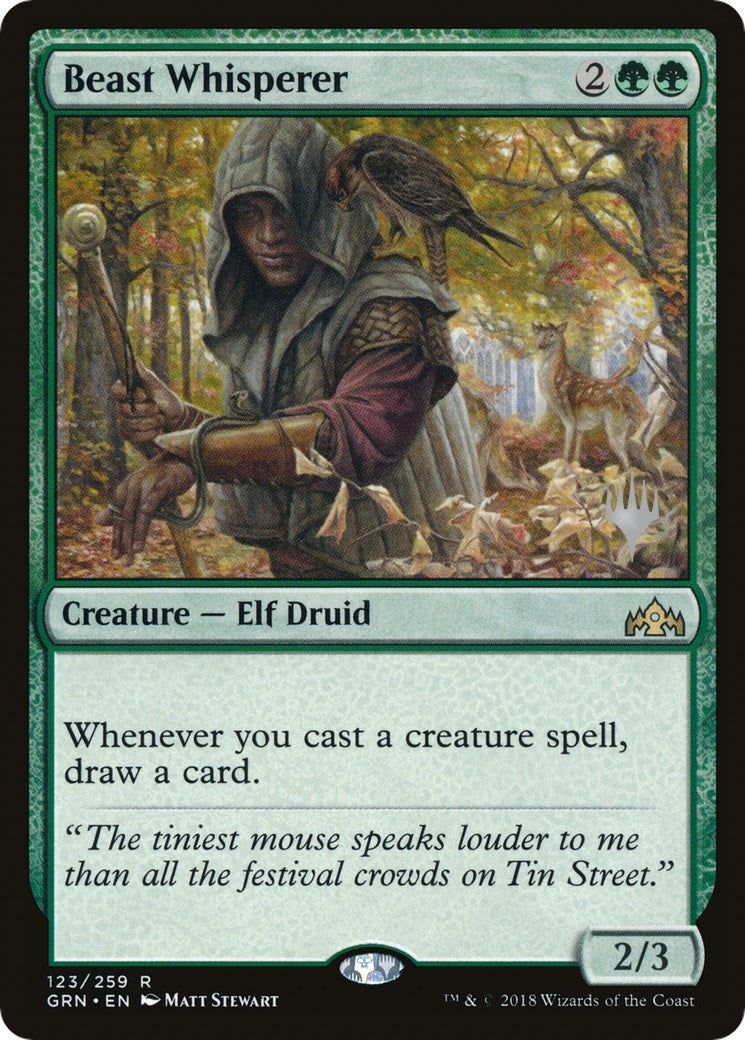 Beast Whisperer (123) (Promo Pack: Throne of Eldraine)