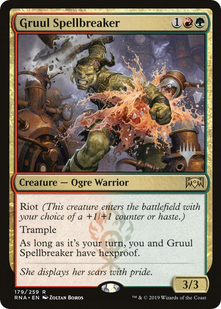Gruul Spellbreaker (179) (Promo Pack: Throne of Eldraine)