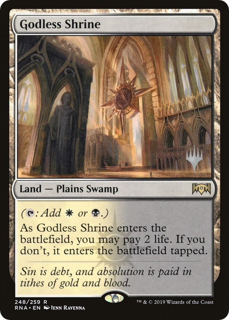 Godless Shrine (248) (Promo Pack: Throne of Eldraine)