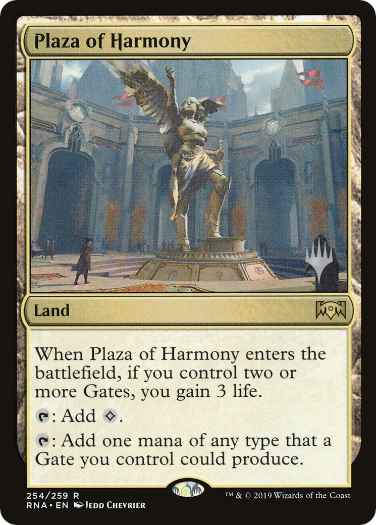 Plaza of Harmony (254) (Promo Pack: Throne of Eldraine)
