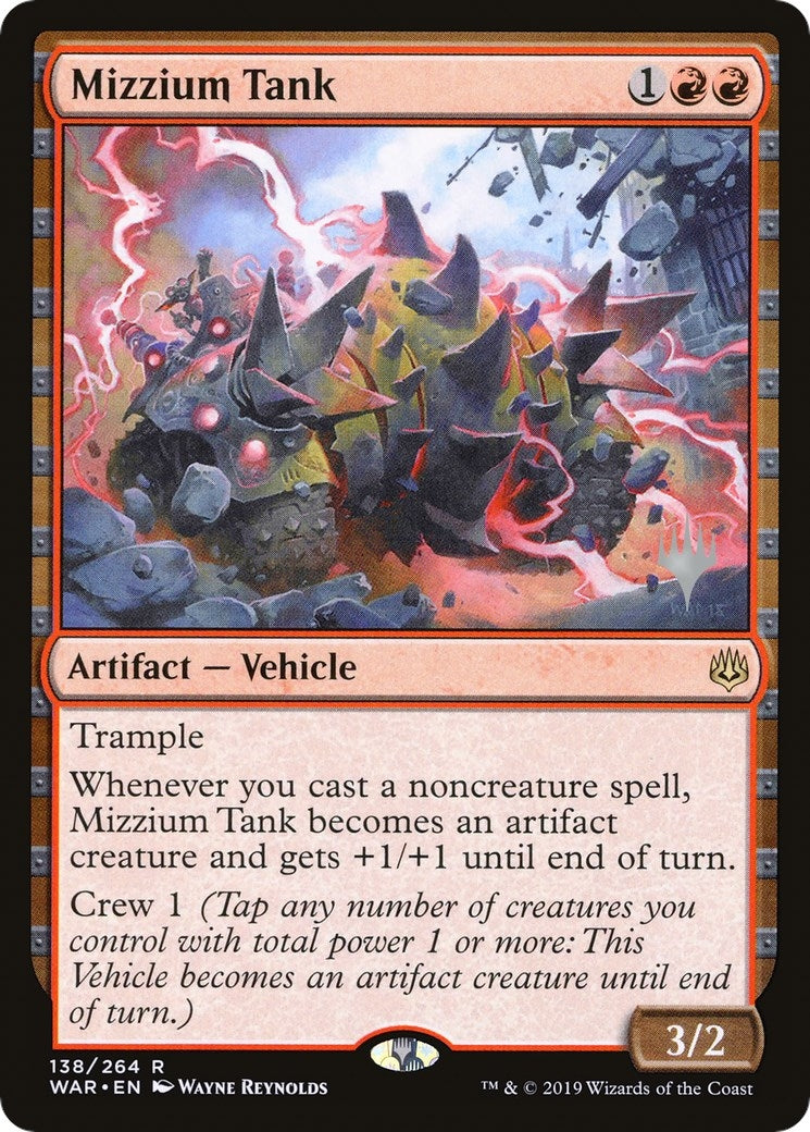 Mizzium Tank (138) (Promo Pack: Throne of Eldraine)