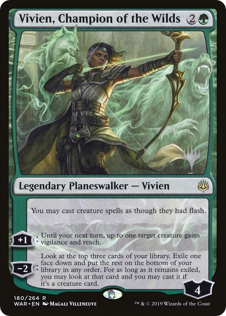 Vivien, Champion of the Wilds (180) (Promo Pack: Throne of Eldraine)