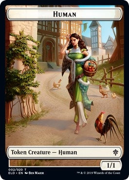 Human // Food (016) Double-Sided Token (2 // 16) (Throne of Eldraine)